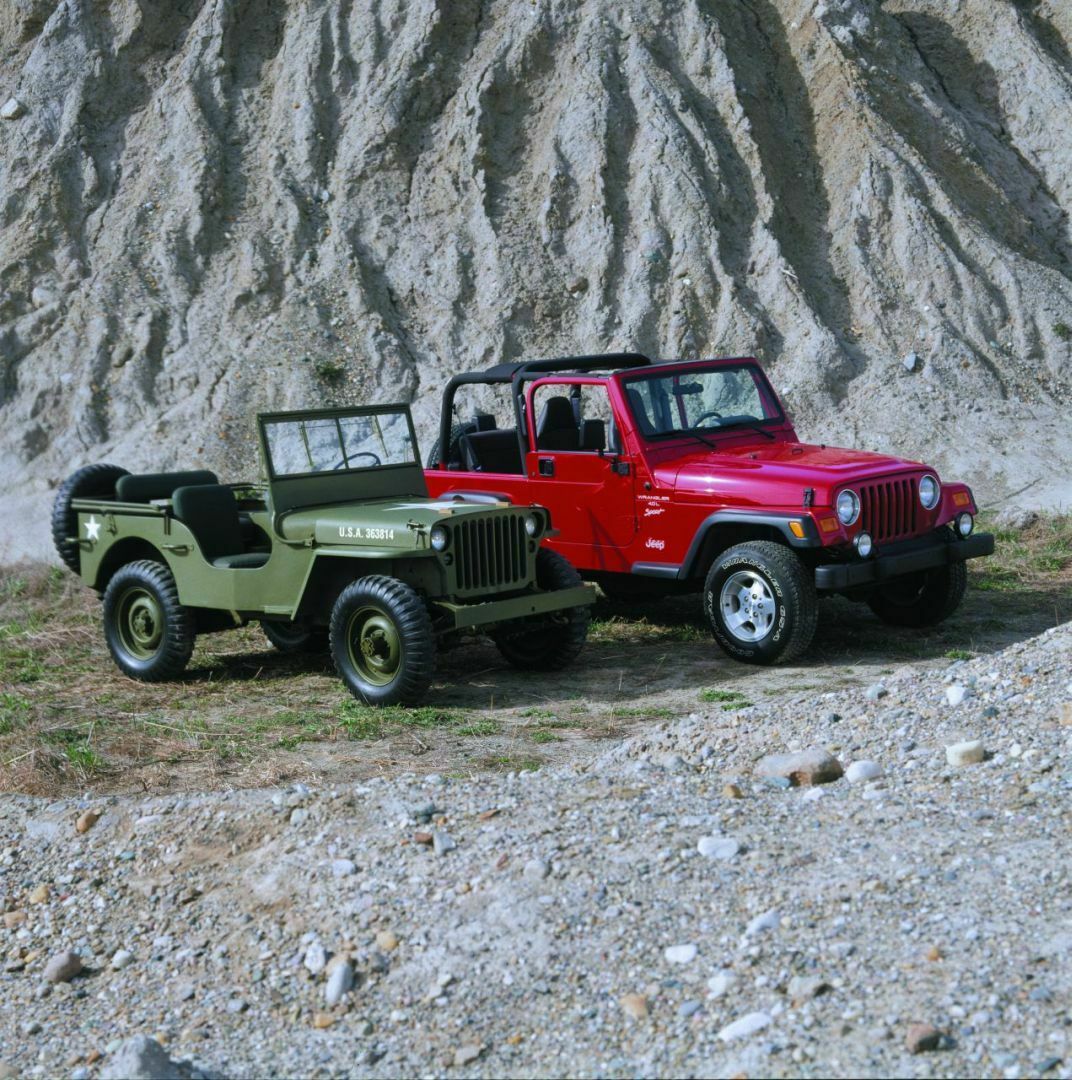 1943 Willys MB,1996 Jeep Wrangler