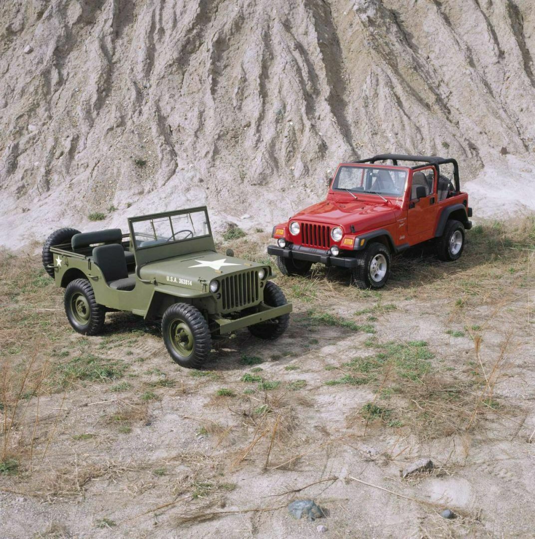 1943 Willys MB,1996 Jeep Wrangler