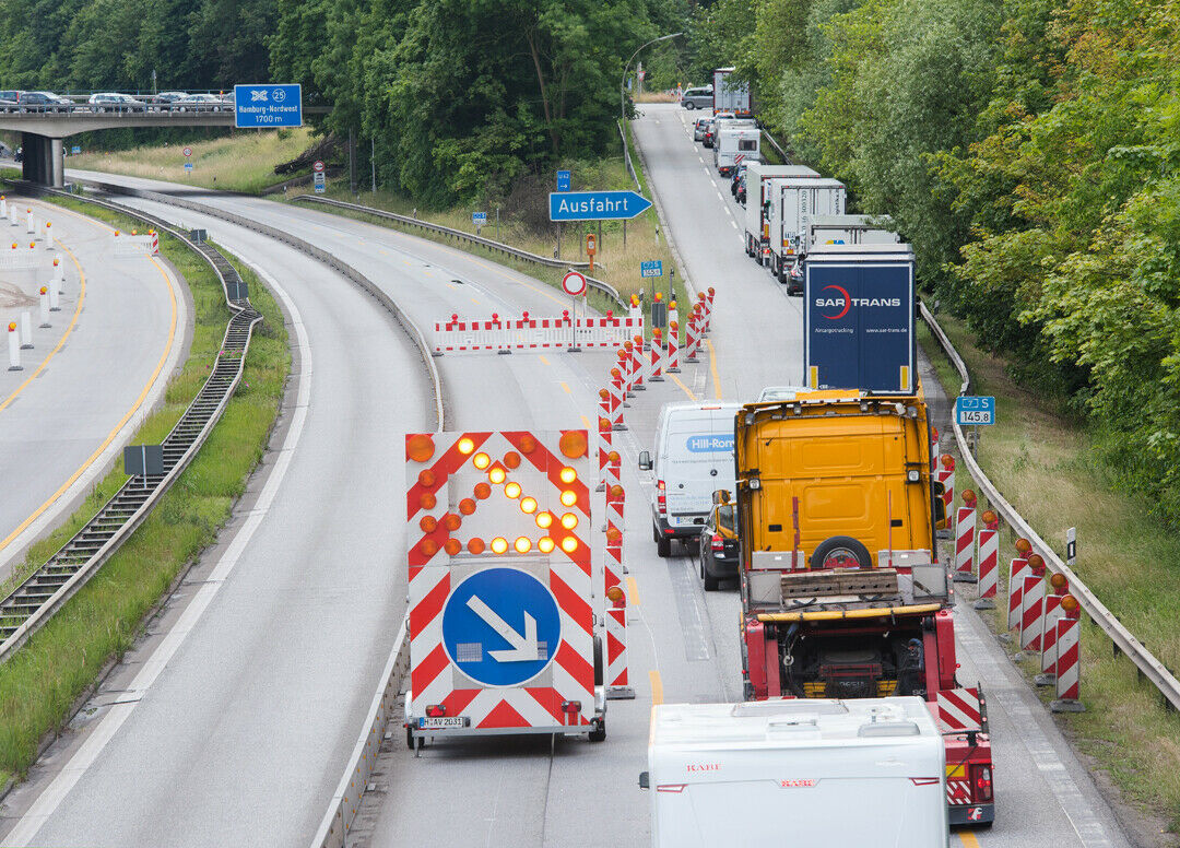 Zum Ferienstart gibt es in Deutschland 750 Baustellen