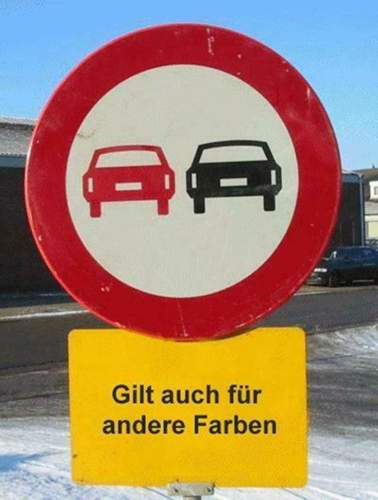 Ueberholverbot