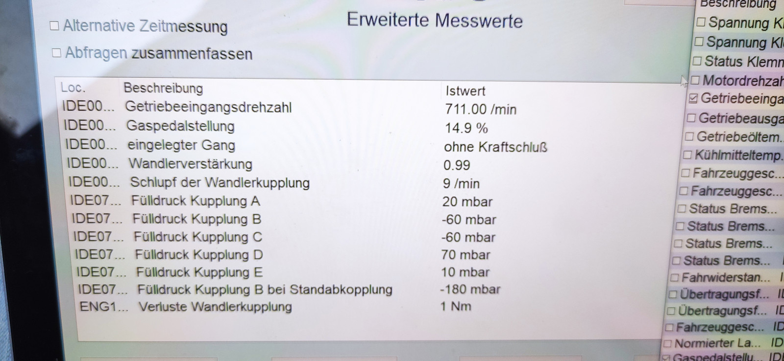 8HP-55A unsauberer Schaltvorgang vom 1. im 2. Gang im warmen Zustand