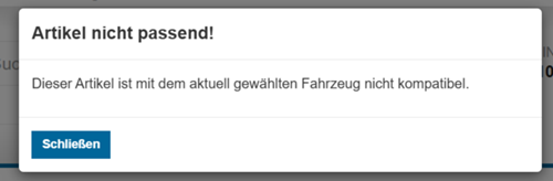 Artikel falsch