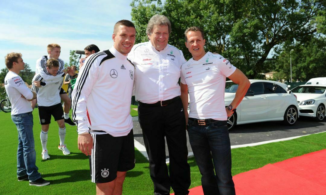 Podolski, Haug und Schumacher