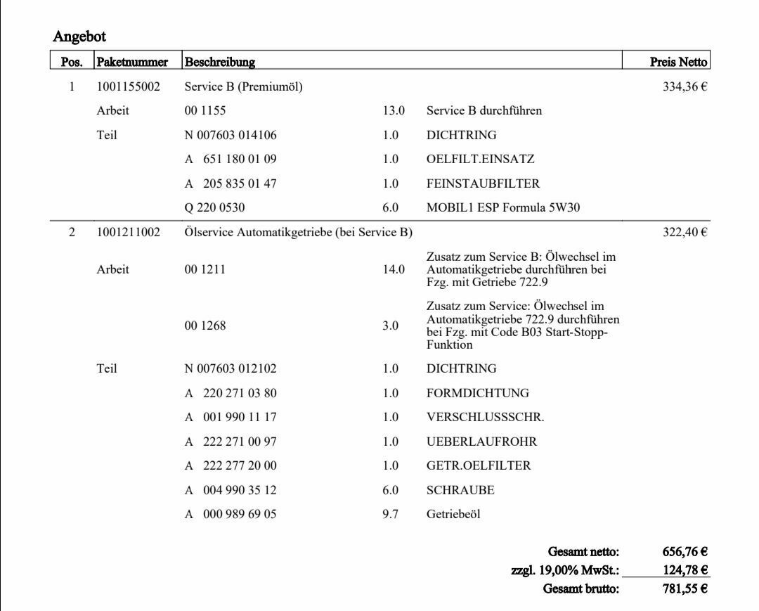 A1 Service 740 Euro?