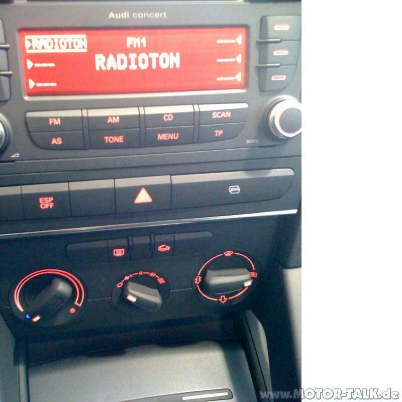 A3 mit manueller Klima lieferbar!
