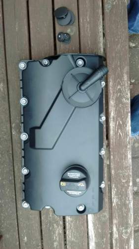Ventildeckel Draufsicht
