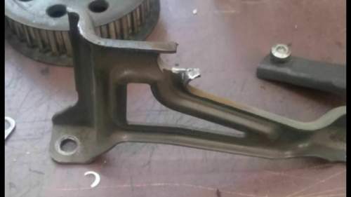 Halter gebrochen