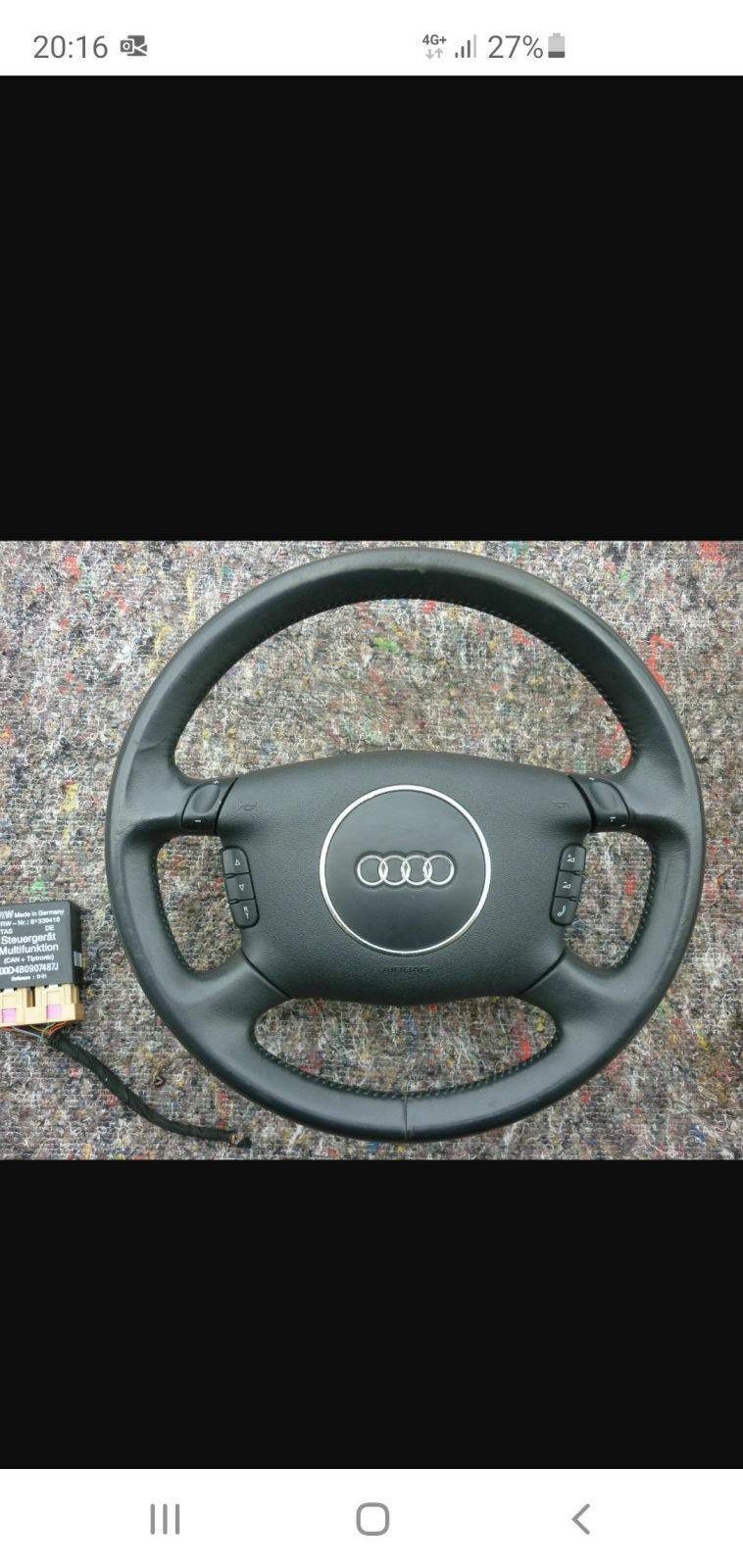 Audi A4 B5 Lenkrad Neu Beziehen Mit Leder
