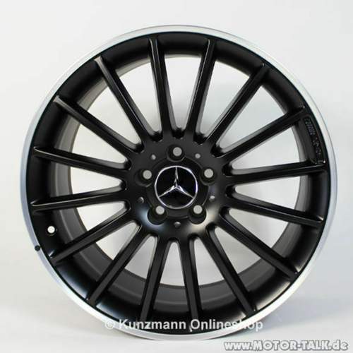A 45 AMG 8x19 Felgen Rand poliert