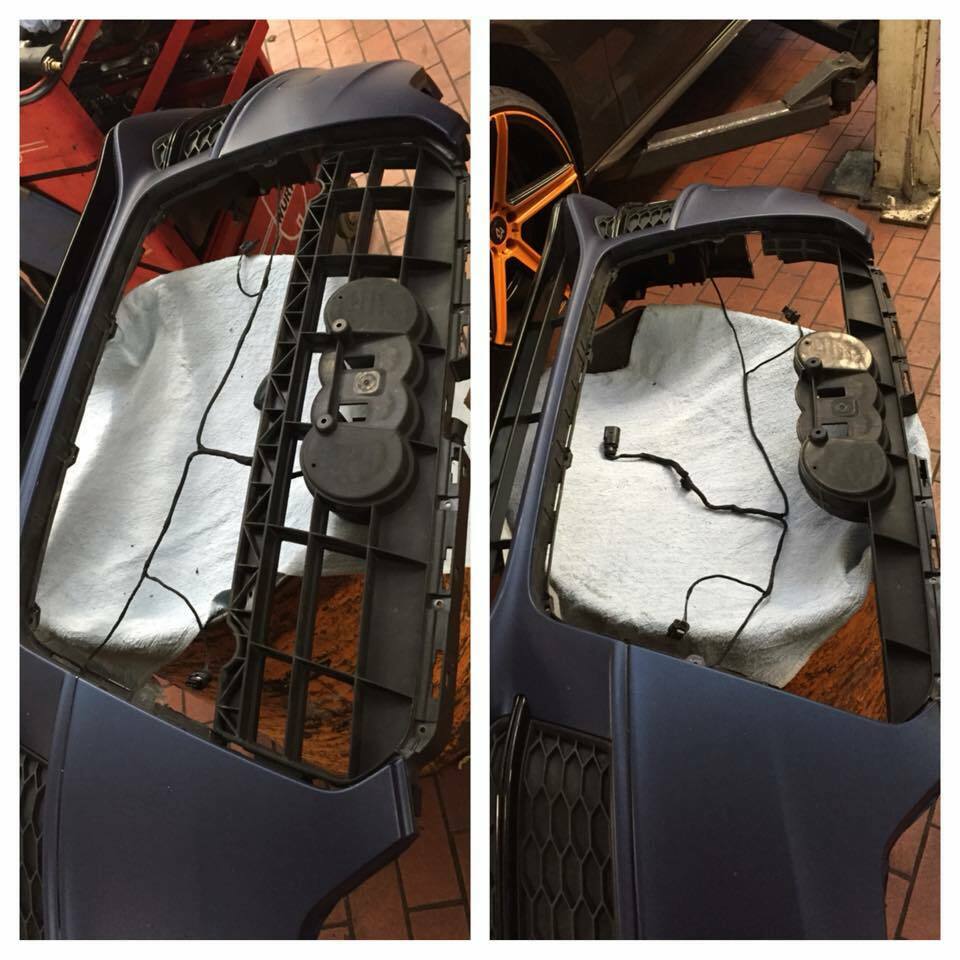 A5 Grill auf RS5 Wabengrill umbauen