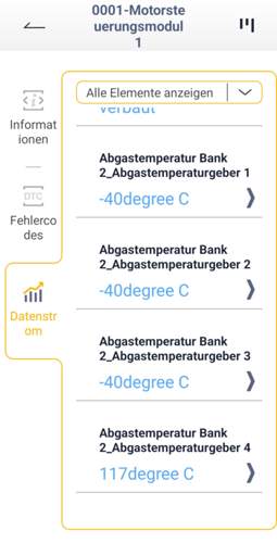 Bank 2 Abgastemperaturgeber 4