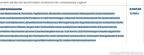 Led-versprechen