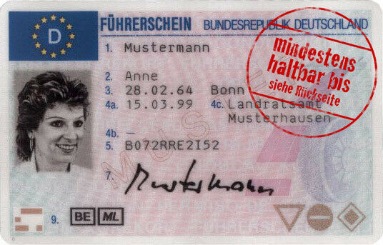 Führerschein ab 19. Januar 2013: Nur noch 15 Jahre gültig.