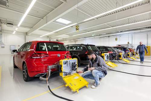 Volkswagen fehlen Kapazitäten. Durch die Aufarbeitung des jahrelangen Betrugs bei der Abgasreinigung sind viele Mitarbeiter mit der Überprüfung bereits vorhandener Motoren beschäftigt