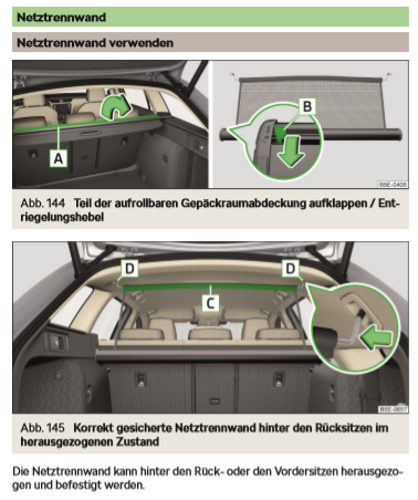 Netztrennwand