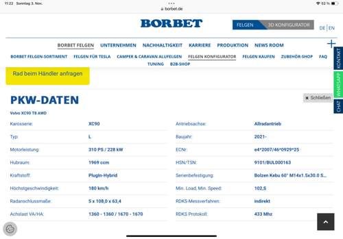 Fahrzeugdaten
