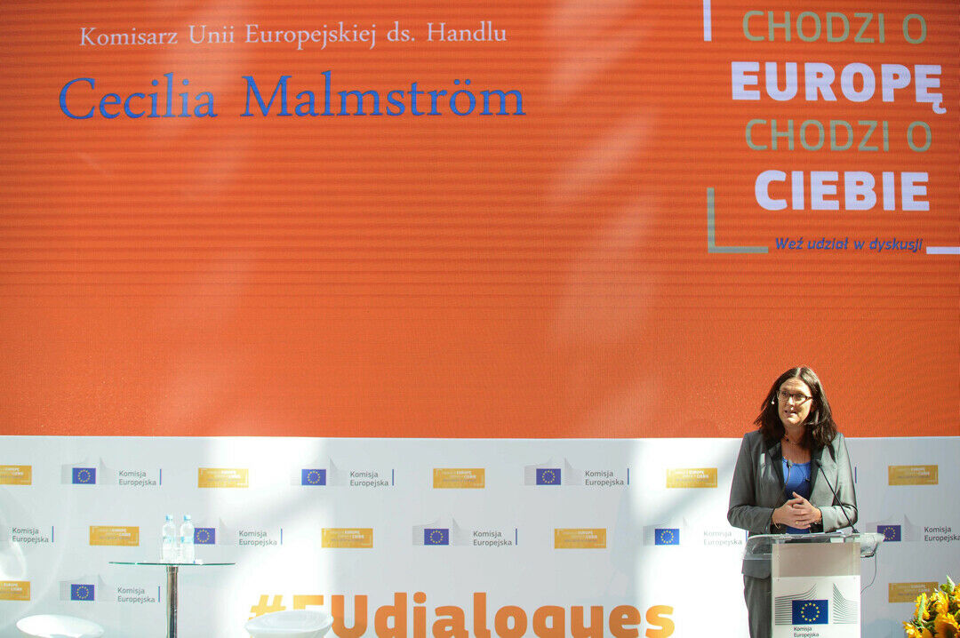 Cecilia Malmström glaubt, dass der VW-Skandal die TTIP-Gespräche erschweren wird