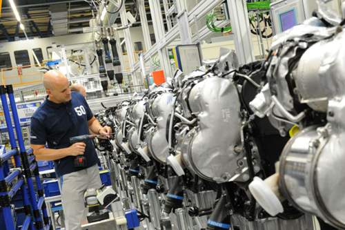 In der Salzgitter Fertigung werden künftig weniger Motoren vom Band rollen