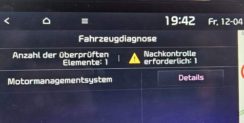 Fehler Motormanagement