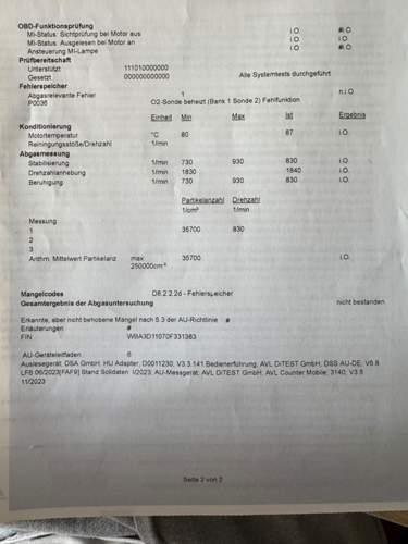 Abgasuntersuchung