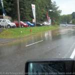 Wassermassen im Erzgebirge