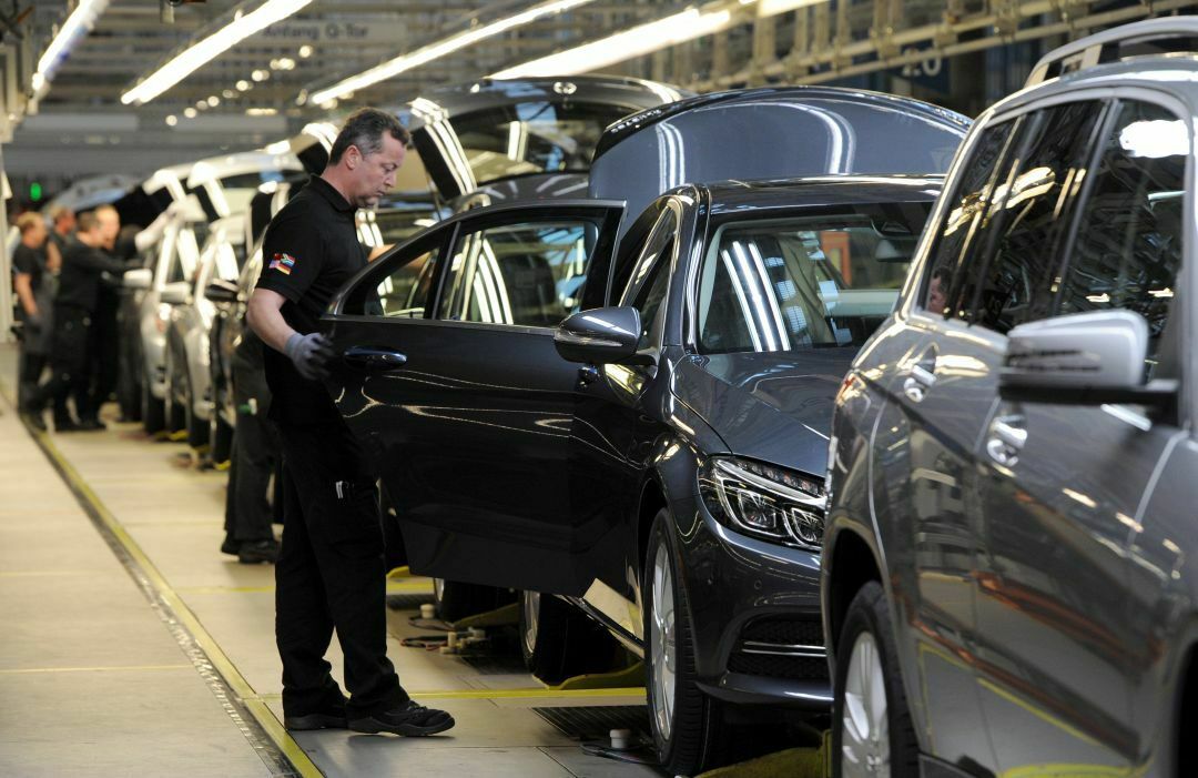 Im Mercedes-Benz-Werk in Bremen wird die C-Klasse gebaut
