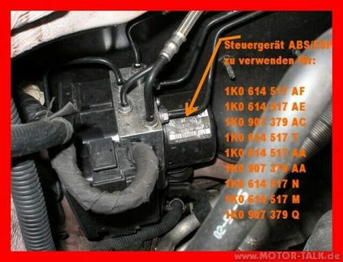 9 Ausführungen ABS/ESP