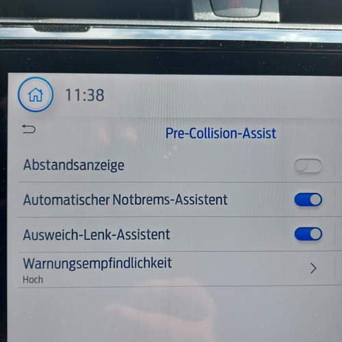 Bild 2 Abstandsanzeige