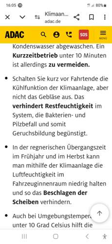 ADAC Klima vor F.-Ende aus
