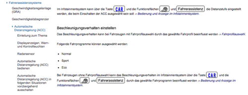 ACC Bedienungsanleitung