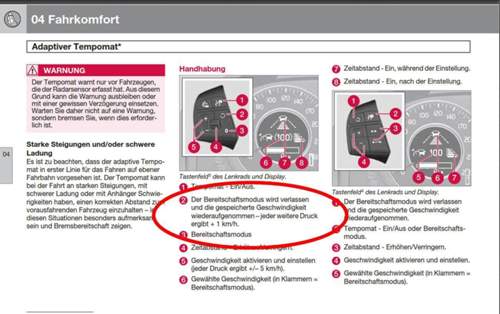 Acc-einstellung