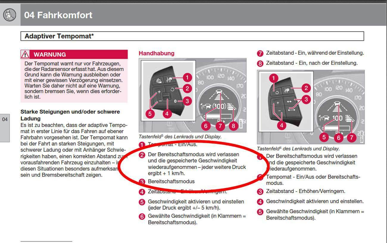 ACC oder Tempomat