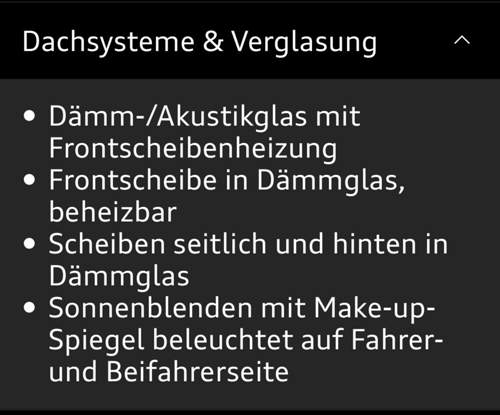Ausstattung