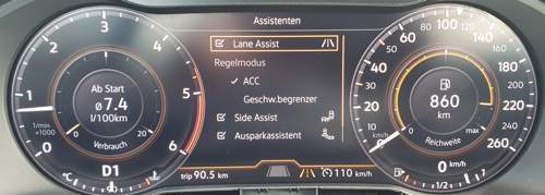 ACC Menü