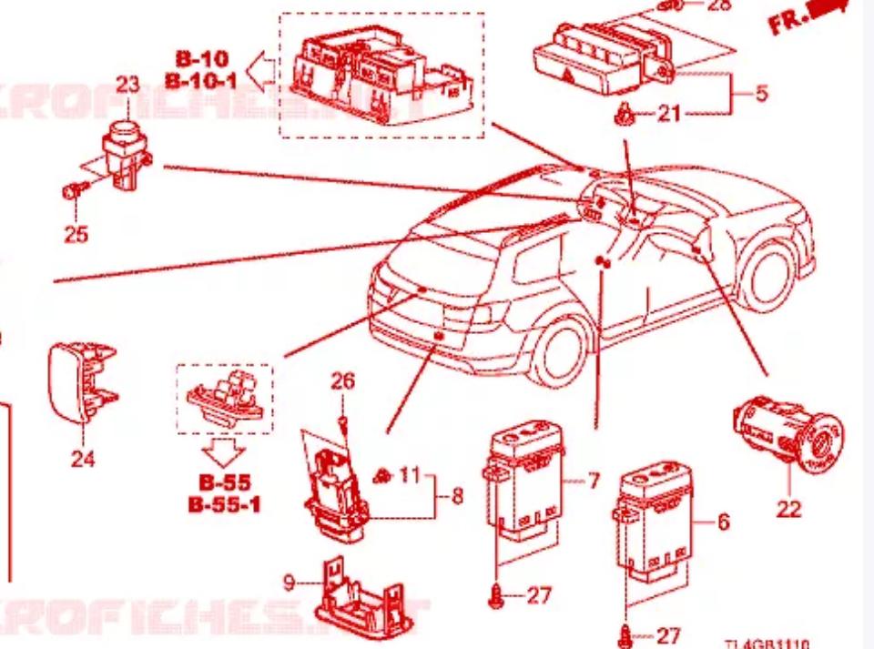 Accord VII Tourer läst sich nicht nach einem Unfall nicht mehr starten ( VSA leuchtet )