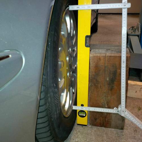 Radstand mit original Schrauben