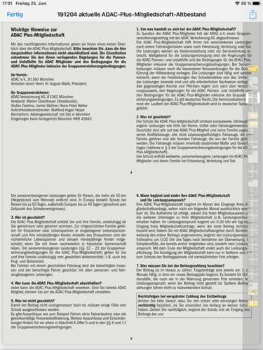 ADAC-Plus-Mitgliedschaft - Altbestand