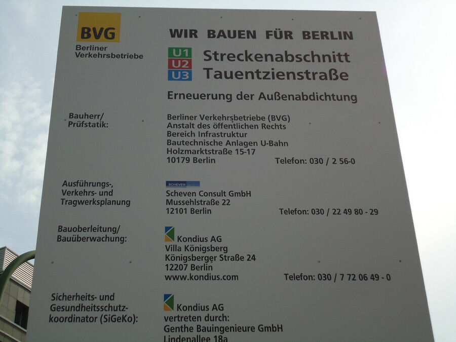 Information Berlin Tauentzien