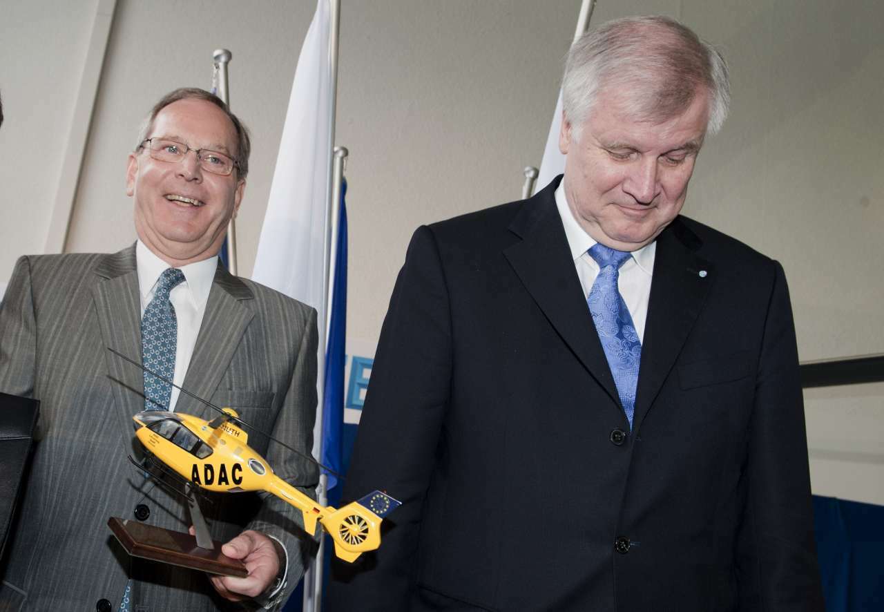 Bei der Maut bleiben sie uneins: ADAC-Präsident Peter Meyer (l.) und der CSU-Vorsitzende Horst Seehofer