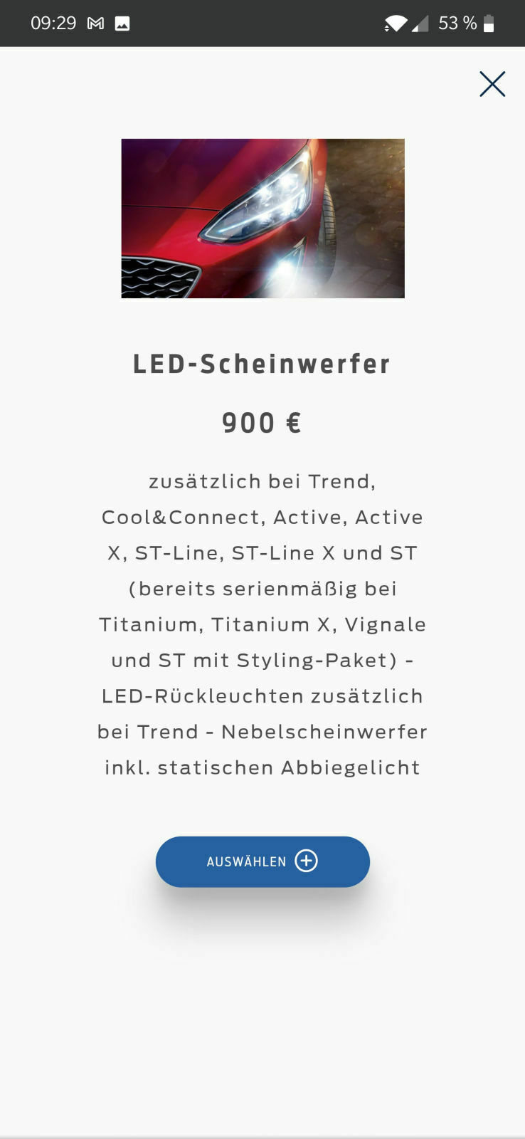 Adaptive LED-Scheinwerfer bestellt - aber nicht vorhanden?