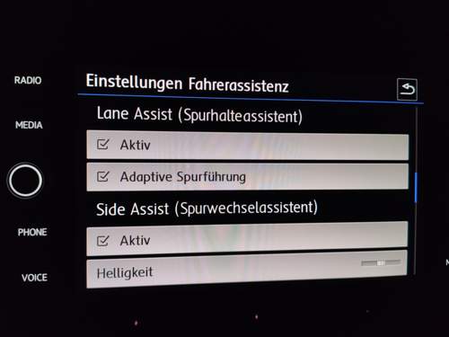 Adaptive Spurführung