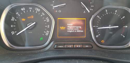 Opel Zafira life Adblue Abgasreinigung