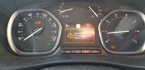 Opel Zafira life Motorfehler