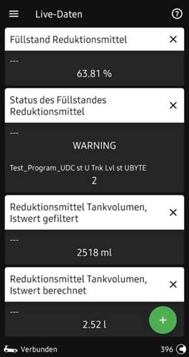 Live Daten Ad-Blue