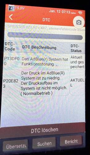 AdBlue P204F96 Startseite Forum Auto Mercedes V Klasse V Klasse 