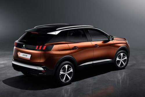 Der Peugeot 3008 wird im Oktober 2016 auf dem Pariser Autosalon der Öffentlichkeit präsentiert
