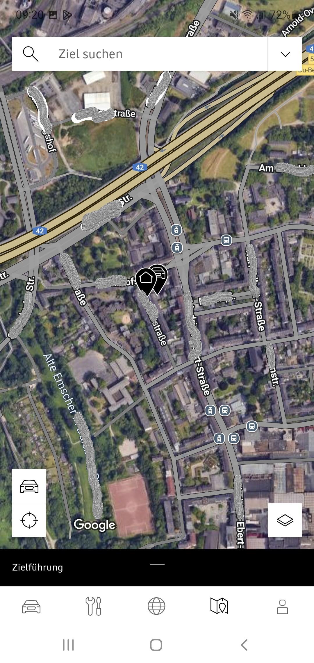 Adresse in MyAudi App senden…