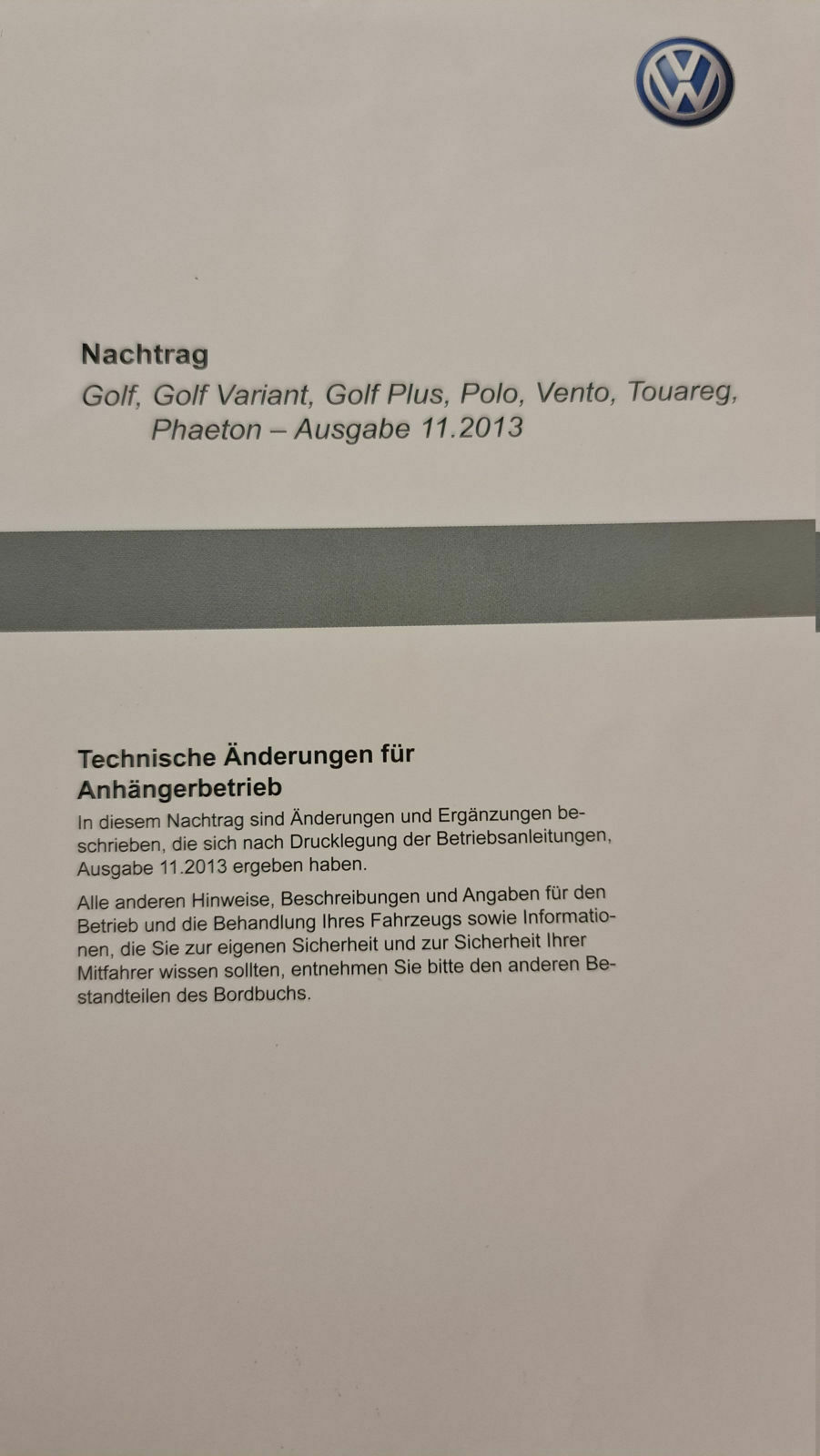 AHK am Touareg 7P - Ladeplus und Dauerplus fehlen