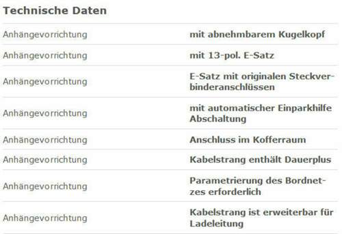 Westfalia AHK Audi 4G 2012