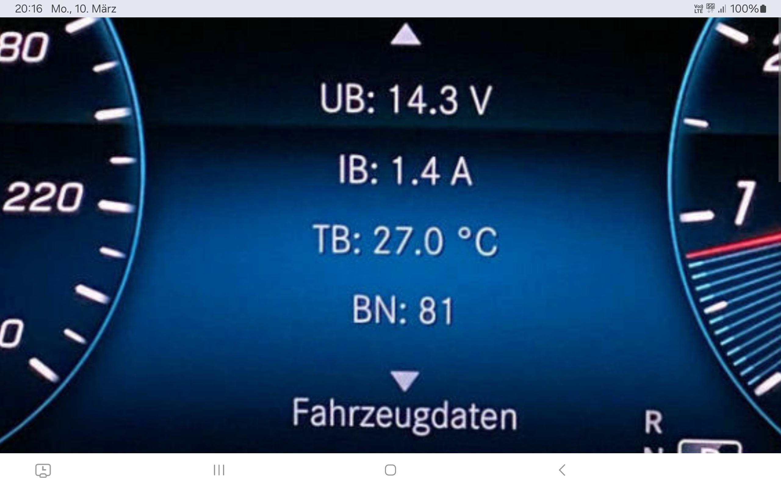 AHK- Stromproblem? E200 EQ Boost Starterbatterie ladet nicht voll